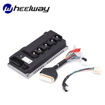 잘나가는60-72V 3000W 사인파 컨트롤러 브러시리스 80A 고전력 전기 자전거 전자 모터 센서 정현파, 01 80A, 한개옵션1