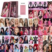 아이돌 포토카드 55 개 Kpop 블랙과 핑크 앨범 태어난 포토카드 지수 제니 리사 로즈 소장용 로모 카드 세, 23 A25