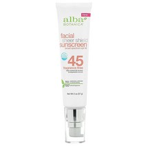 알바 보타니카 페이셜 시어 쉴드 선크림 SPF 45 무향 57g 2개
