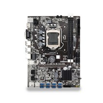 1 set b75 마더 보드 마이닝 ddr3 메모리 칩 i3 2100 cpu 새로운 스타일 b75 보드 대형 4pin-sata 와이어 b75 데스크탑 pc 액세서리, type1