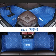 Ecool 캐딜락 바닥매트 코일매트 자동차바닥발판 차발매트 카매트 ATS-V ATS CT4 CT5 CT6 CTS-V CTS XT4 XT5 XT6 에스컬레이드 (캐딜락 도안첨부), 파랑색 Blue, 에스컬레이드(99~20년)7seat
