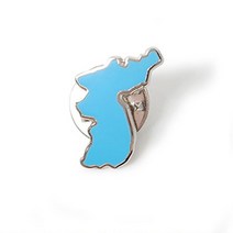 한반도뱃지 통일뱃지 일제불매운동 한반도브롯치 푸른색뱃지