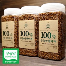 [프레쉬트리안] [프레쉬트리안][전남함평]_100%무농약현미차_400g 1kg[무농약인증], 1병, 1kg