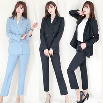 여자수트세트 여성정장 셋업 바지정장 국산