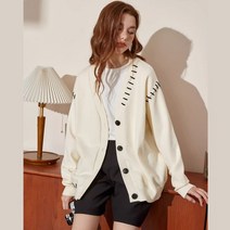 디니지아 Kuhn 소프트 왁스 스티칭 니트 가디건 2277