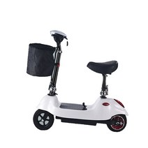 전동 킥보드 좌식 앉아서 타는 성인 배터리 충전식 미니 스쿠터, (10인치)화이트브러시드약60-70KM