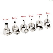 가상현실 vr 게임기 풀세트 6pcs 850 원형 노즐 뜨거운 공기 재 작업 리플 로우 납땜 스테이션 3456810mm호환
