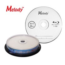 (멜로디)블루레이 6배속 25GB BD-R 10P CAKE, 쿠팡 그레이프마켓 본상품선택
