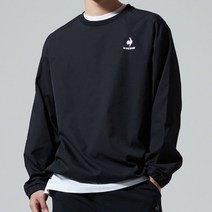 [르꼬끄] 긴팔티 KQF QM423LWTN1-BLK 우븐 스트레치 기모 피스테 BLK