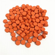 보드 게임/교육용 게임 액세서리용 다채로운 폰/체스직경 100 개10x5MM 폰 나무 게임 조각, 10 주황색
