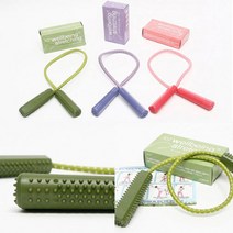 웰빙 스트레칭 로프 운동밴드 손지압 요가로프 근력밴드, 핑크