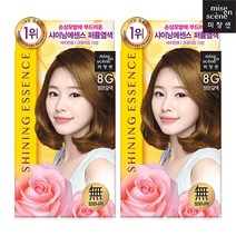 미쟝센 샤이닝 에센스 염색약 8G(밝은갈색)무배, 없음, 7개