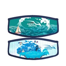 KEEP DIVING 2MM 다이빙 마스크 패션 내마모성 헤드 프로텍터 Firm Junction Anti-fog Snorkeling Gear for Adults, 2 부