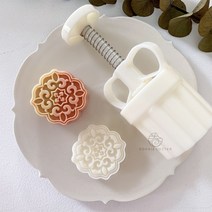 고급진 팔각 화과자틀 전통문양 앙금빵틀 와당 월병틀 DIY 홈베이킹 과자만들기, F.국화 75g 1통 1송이