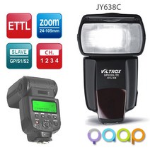 호루스벤누 스피드라이트 JY638C 플래시 캐논 (TTL)