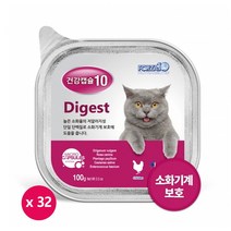 친절한도그씨 FORZA 포르자 고양이캔 소화계강화 x 32개 습식사료, 단품