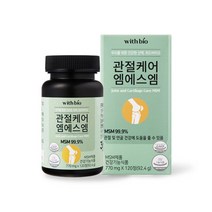 튼튼한 관절케어 엠에스엠 120정 건강기능식품 피쉬콜라겐 펩타이드 디메틸설폰, 770mg * 120정