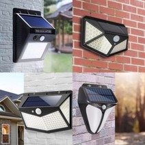 LED 태양광 센서등 태양열 충전 정원 야외 현관 벽등, 212구