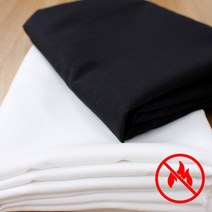 방염원단 박람회 전시회 코엑스 킨텍스 WS10085 / 대형천 제작, 검정-오버로크마감