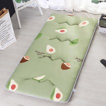 간이침대매트 접이식 1인용침대 매트리스 수면 떡실신 기숙사 2층침대, 아보카도