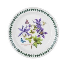 포트메리온 Exotic 보타닉 가든 샐러드 플레이트 a드래곤 fly Motif 라운드 세라믹 Dishwasher 마이크로웨이브 Safe 85 Inch