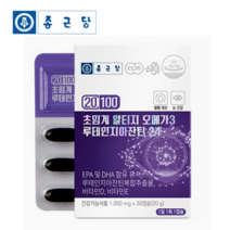 종근당 초임계 알티지 오메가3 루테인 지아잔틴 30캡슐 1개월 rtg 눈 건강 혈액 순환 혈행 개선 영양제, 1개