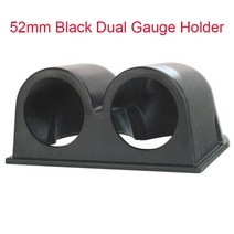 자동차속도계 UHD 헤드업디스플레이 호환 7색 2 quot52mm Tom RPM 미터 D 자동차 타코미터 게이지 포인터, 12 Dual Gauge Holder