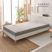 코자코 천연 라텍스 토퍼 매트리스 2.5cm 킹 / 소프트 밀도 / 돌침대용 요패드