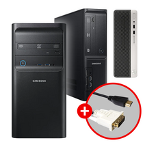 중고컴퓨터 초고속 SSD장착 정품 Win설치 사무용 가정용 주식용 게이밍 본체, HP/i7-6700/8G/500G/SSD120G, HP 400 G3 MT 미들 (330004)