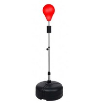 복싱샌드백 권투훈련장비 스탠드 볼 쉐도우 연습용, 빨간색 솔리드 스피드 볼