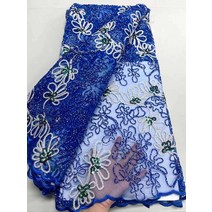 인도원단 골드 아프리카 레이스 원단 웨딩 드레스용 튤 3D 아플리케 스팽글 인도 사리 최신 상품, 02 3_01 5 야드_01 5 码