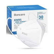 본케어 KN95 페이스 마스크 30대 남녀용 5중 블랙 페이스 마스크≥ 95 통기성과 편안함 블랙, White