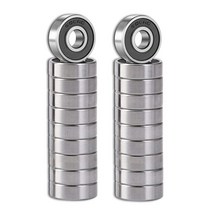 Donepart 608-2RS 베어링 608 베어링 C3 고속 8mm x 22mm x 7mm 베어링 피젯 스피너 스케이트보드 스쿠터 3D 프린터 등을 위한 이중 밀봉 소