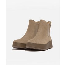 FITFLOP F-모드 여성 스웨이드 부츠 그레이 F-MODE CHELSEA - SUEDE TWO-TONE ELASTIC GR7-A76 293980