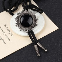 타이슬링 볼로타이 원석 펜던트 슬링 줄 클래식룩 남성용 유럽풍