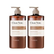 애경 케라시스 클린노트 파우더리코튼 트리트먼트 1L 2개, 1000ml