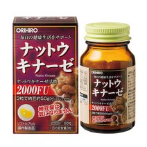 오리히로 낫또키나제 2000FU 60정 1개월분 일본영양제 나또키나제 일본직구