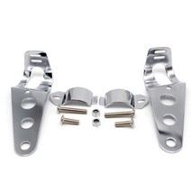 오토바이 헤드 라이트 브래킷 커버 혼다 cb190r 호넷 그림자 pcx 150, 02 Silver