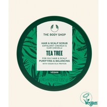 더바디샵 티트리 헤어 & 스캘프 스크럽 240ML HAIR & SCALP SCRUB TEA TREE 18003, 티트리 헤어  스캘프 스크럽