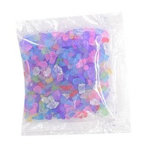 해변 유리 구슬 DIY 크리스탈 에폭시 필러 UV 접착제 삽입 크리스탈 모래 유리 바다 유리, 하나, 혼합 색상