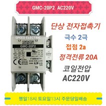 LS산전 GMC-20P2 AC220V 단상 전자접촉기 2P20A, 1개