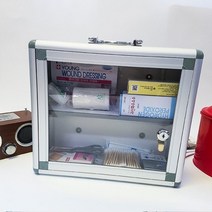 기타 바보사랑[빠띠빠띠] 빠띠라인 알루미늄 벽 고정형 구급함 케이스, 본상품선택, 본상품선택