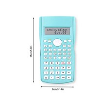 공학용계산기 빠른처리 회계 재무 계산기 추천 계산기 엔지니어링 전기 기능 통계 공부 사무실 회계 문구, 01 Mint Green