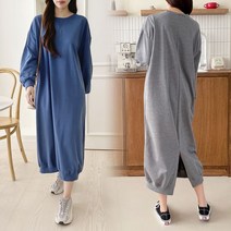 아이우먼 위쉬몰 GR 맨투맨뒷트임롱원피스 G489H202 빅사이즈