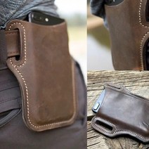 욜케이유 허리 벨트 케이스 노가다 공장 편리한 가죽 지갑