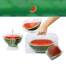 위생 간편보관 반토막 수박통 용기 과일담는 케이스