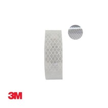 3M DG3 4090 건축 허가 안전 보건 표지판 반사 테이프 백색 24mm x 2.5M