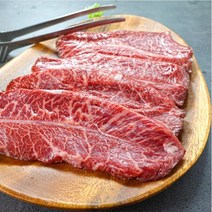 한우1++ 부채살 구이용 스테이크 선물세트 캠핑고기 마블링 홈파티고기