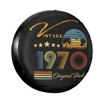 빈티지 1980 스페어 타이어 커버 스즈키 미쓰비시 자동차 휠 프로텍터 14 