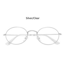 안경테 프레임 투명 렌즈 작은 타원형 여성 안경 남성 금속 컴퓨터 안경 빈티지 럭셔리 브랜드 라운드 라이트 안경